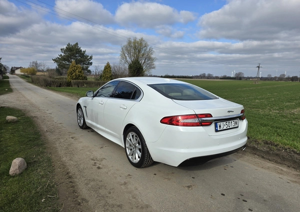 Jaguar XF cena 46500 przebieg: 206250, rok produkcji 2012 z Kutno małe 121